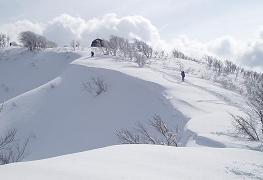 山頂間近
